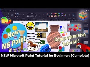 NEW Microsoft Paint Tutorial for Beginners Complete