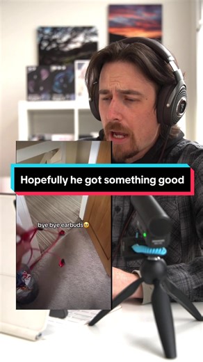 Hopefully he got something really good #audiophile #headphone #react | audiophile