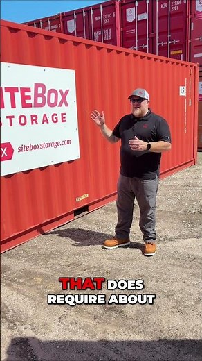 40-Foot Container Delivery Explained | SiteBox Storage Landoll Trailer Setup & Space Requirements