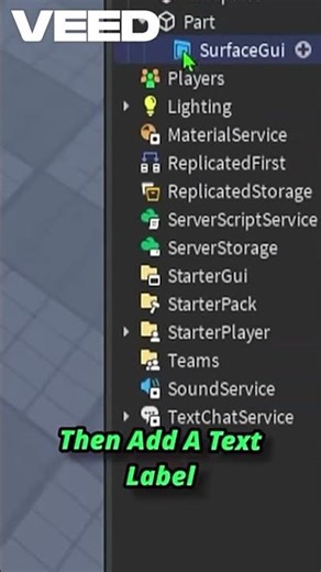 How To Add Text To A Part In Roblox Studio #roblox #robloxgamedesign #tutorial #robloxstudio