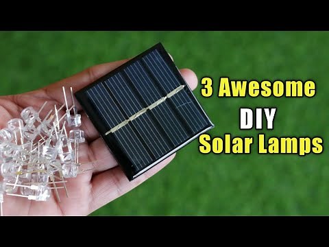 Top 3 DIY Solar Lamps Ideas