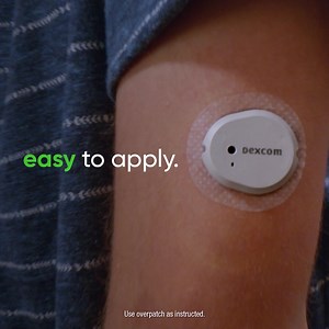 Dexcom G7 is easy to apply and easy to use*. See your glucose numbers on your phone and watch 24/7, no fingersticks†, no scanning. Use overpatch as instructed. *See user guide for set up instructions 3 Shah VN,et al. Diabetes Technol Ther. 2018;20(6). †Fingersticks required for diabetes treatment decisions if symptoms or expectations do not match readings. Compatible Device required for CGM data on smartwatch. For a list of compatible devices, visit www.dexcom.com/compatibility. Smart devices so