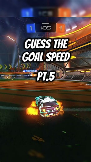 Guess the goal speed #rocketleague #rl
