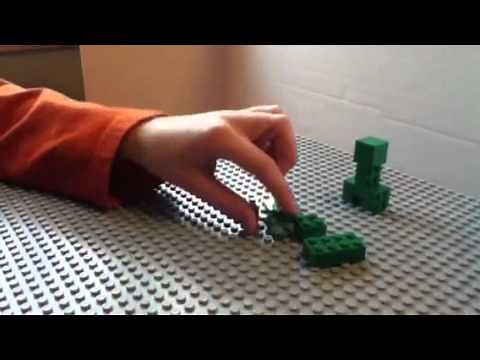 How to make Lego Minecraft creeper