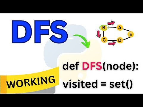 DFS Recursive Function Working | Python Program | Data Structure