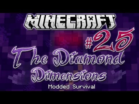 "PORTAL PROBLEMS" | Diamond Dimensions Modded Survival #25 | Minecraft