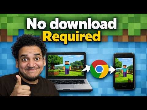 I Played Minecraft on CHROME for free (Old Laptop and Mobile)