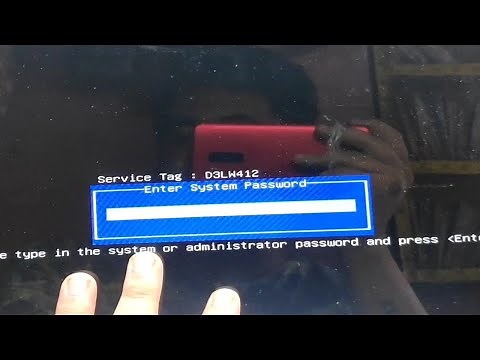 DELL ADMINISTRATOR PASSWORD UNLOCK