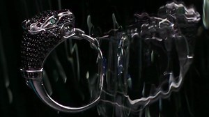 Jewelry, Ring, Black, Diamonds