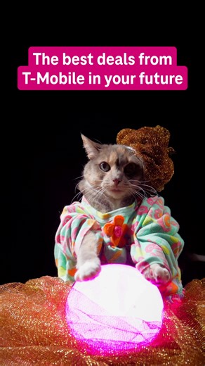 We predict you will find a purr-fect deal on plans and devices. | T-Mobile