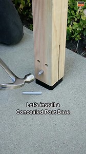 Our Concealed Post Base provides a clean, concealed look while providing a 1" standoff height above concrete. The 1" standoff reduces the potential for decay at the post end and satisfies code requirements for posts that are exposed to weather, water splash or in basements. Even better, the post base saves on installation time by providing all the necessary components to making the post connection in one box. This post base is part of the concealed connectors system that includes the CBTZ and CJ