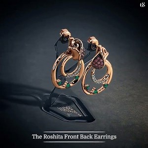 77K views · 7.6K reactions | Add a zesty twist to your style with these uber stunning front back earring designs! | BlueStone | Facebook