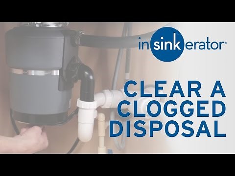 How to: Clear a clogged garbage disposal