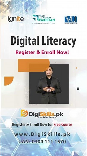 Learn Digital Literacy & Computer Skills | DigiSkills.pk | VUP
