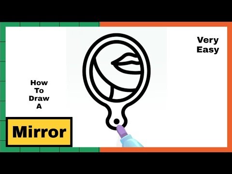 How To Draw A Mirror And Colour It | Draw A Mirror And Colour | Easy Drawing | Drawing Steps 101