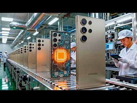 Inside Samsung’s $1 Billion Robot Factory | How Galaxy S24 Ultra Phones Are Made (Full Process)
