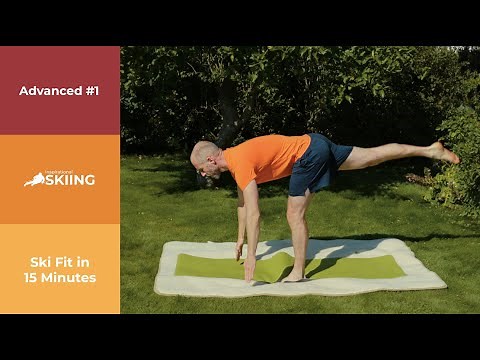 SKI FIT IN 15 MINUTES // ADVANCED WORKOUT #1 | Training for Skiing