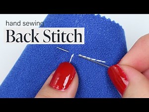 Back Stitch (Hand Sewing, Embroidery / Appliqué)