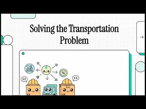 Module 4 (Brief) : Solving the Transportation Problem | Operations Research [Audio Book]