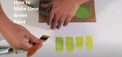 How to Make Lime Green Paint: Color Mixing Guide