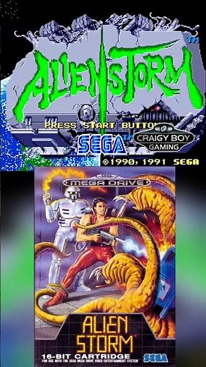 Alien Storm (SEGA Mega Drive, Genesis) - ’90s Arcade Game Hit! #sega #alienstorm #retrogamingfun