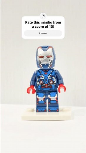 LEGO Minifigure Iron Patriot Mk2 #lego #legominifigures #marvel