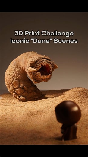 3.2K views · 137 reactions | 3D Print Challenge: Iconic "Dune" Scenes...