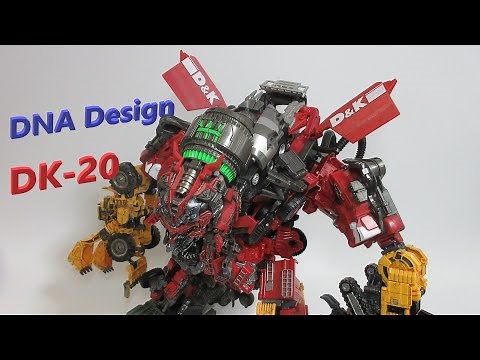 【TF非正規パーツレビュー】DNA Design DK-20 SS デバステーターをアップグレードだ！／ Upgrade Kits for SS COMBINER（Devastator）