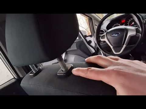 How to remove headrest in Ford Fiesta MK7?