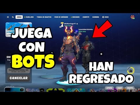 CÓMO ENTRAR EN UN BOT LOBBY EN FORTNITE - ORÍGENES / TUTORIAL DE BOT LOBBIES en FORTNITE! FUNCIONA