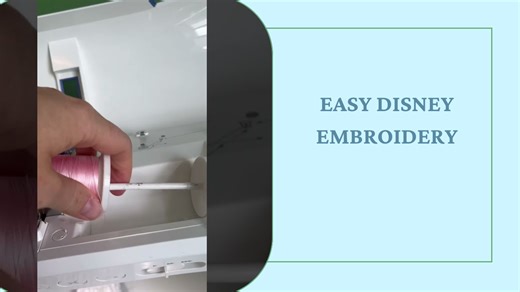 Easy & Fun Disney Embroidery – Step-by-Step for Beginners