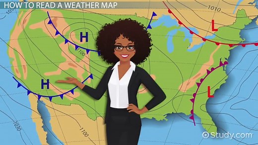 Weather Maps Lesson for Kids