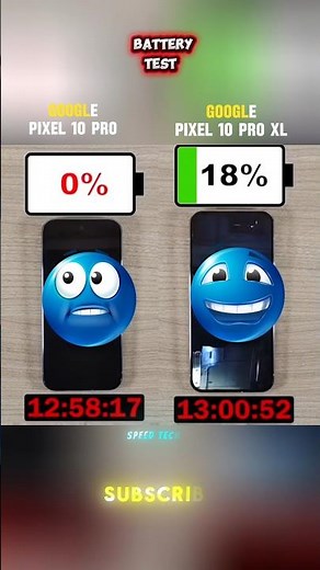 Google Pixel 10 Pro vs Google Pixel 10 Pro XL 🔋 Battery Test | Drain & Charging Comparison