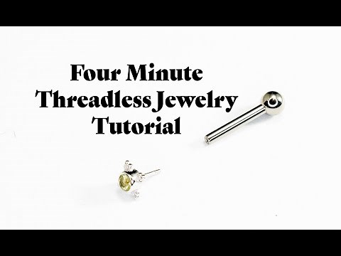 Four Minute Threadless Jewelry Tutorial