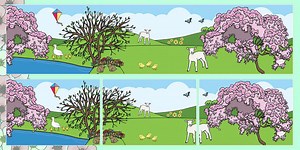 Small World Background (Spring)