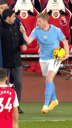 4.9M views · 249K reactions | When Mikel Arteta and Kevin De Bruyne had a disagreement in the 2022/23 season... And made up by full-time! 輸 | Premier League | Facebook