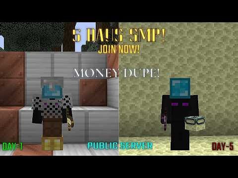 5 DAY SMP LIVE 24/7 || JAVA + PE + BEDROCK || JOIN NOW
