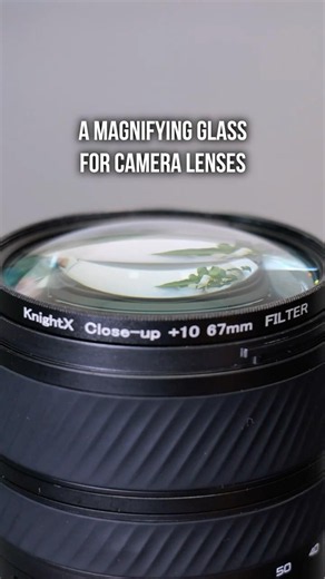 Macro Close-Up Filter for any Camera Lens