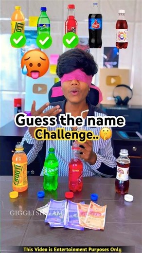 guess the drink name challenge🍹 #shortsvideo