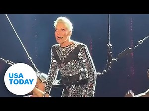 Singer Pink does daring stunt over crowd during concert | USA TODAY