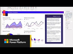 スマートストーリーの概要を作成する - Power BI