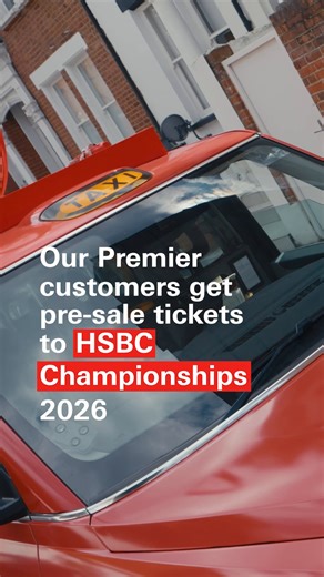 Your presale access for the 2026 HSBC Championships is waiting. To get your code, head to your HSBC UK app and open the Premier Rewards Hub. Presale runs until 10:00am on 11/11/25. Offer is for HSBC UK Premier customers only. Subject to availability. Terms and conditions apply. | HSBC
