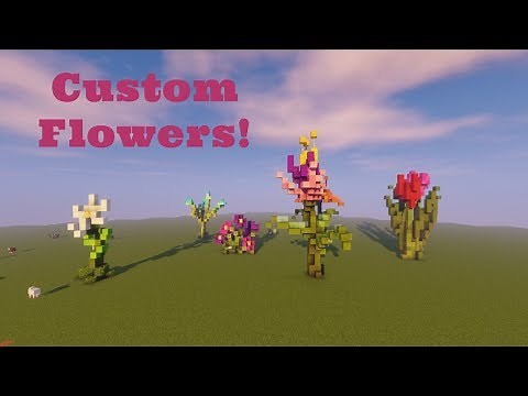 Custom Flower Designs - Minecraft 1.12