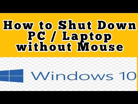 how to shut down laptop with keyboard in windows 10 | Shut down PC/Laptop with Command Prompt