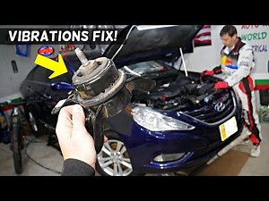 HYUNDAI SONATA ENGINE VIBRATIONS, DASH VIBRATES, CAR VIBRATES FIX