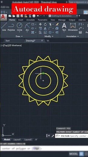 AutoCad Drawing Mechanical | Autocad 2d tutorial for beginners | Drawing | #CAD by Ankit | #autocad