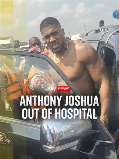 Anthony Joshua Released from Hospital After Car Crash