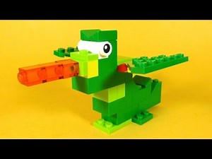 How To Make Lego DRAGON - 10664 LEGO® Bricks and More Creative Tower Tutorial