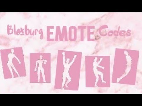 Bloxburg Emote Codes w/ LNX Dances