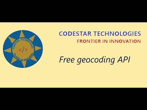 Free Geocoding APIs